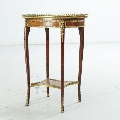 Louis XVI Style Table. Marquetry-photo-2