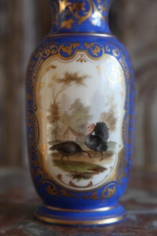 Small Sevres Style Porcelain Vase. 19th Century-photo-4