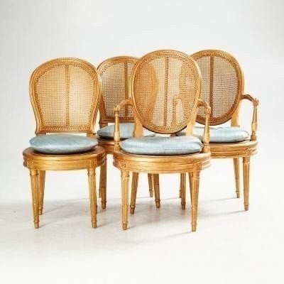 Ensemble De 4 Chaises Pour Terrasse. 1930