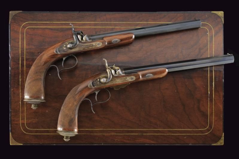 St. Petersburg. Mid-19th Century. A Pair Of Dueling Pistols-photo-8