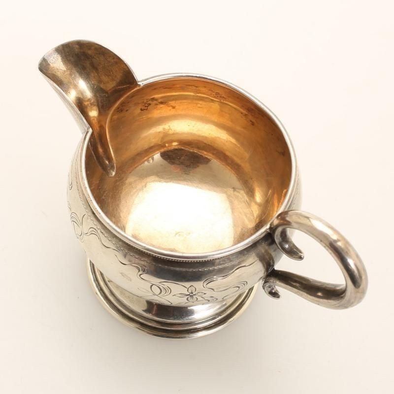 Nikolay Shepelev. Silver Creamer, Russia. Riga. 19th Century-photo-3