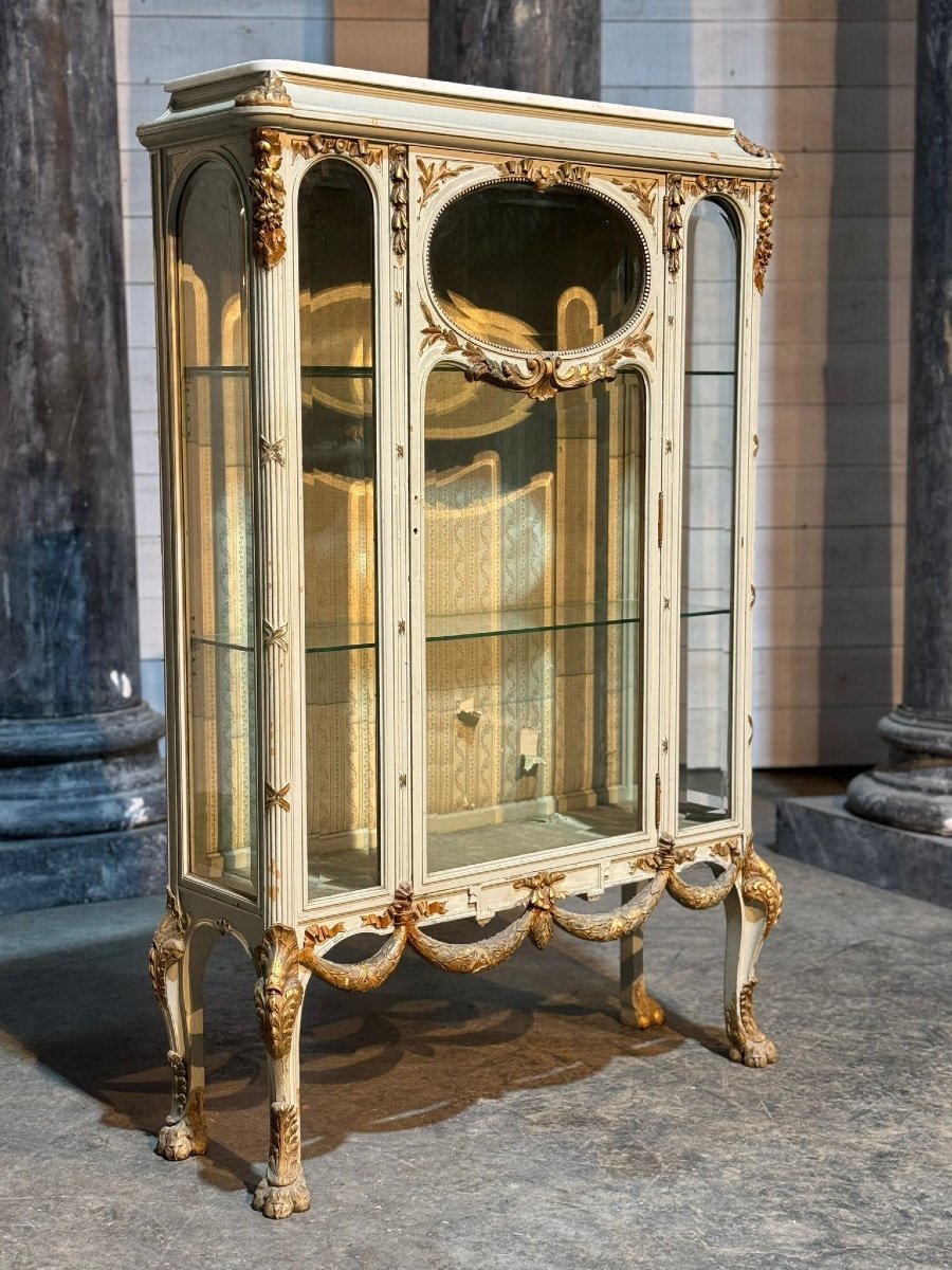 Vitrine De Style Louis XVI-photo-2