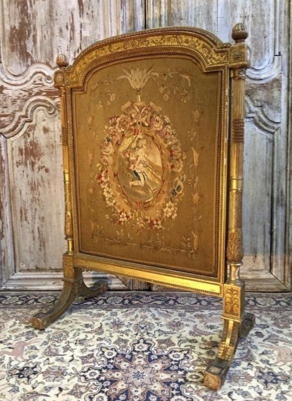     Louis XVI Style Fireplace Screen-photo-2