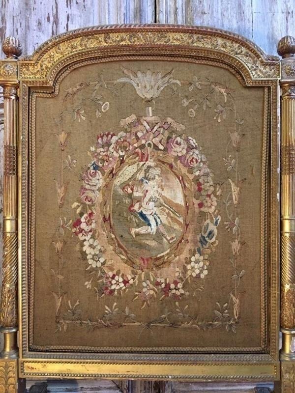     Louis XVI Style Fireplace Screen