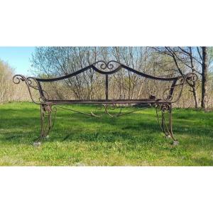 Wrought Iron Sofa. 220 X 100 Cm