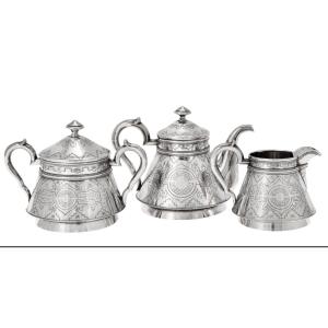 Ikonnikov Si Moscow 1877. Tea Set