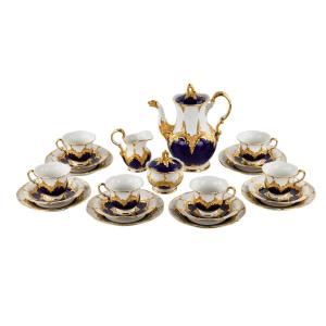 Meissen Coffee Service For Six Persons. After 1933.