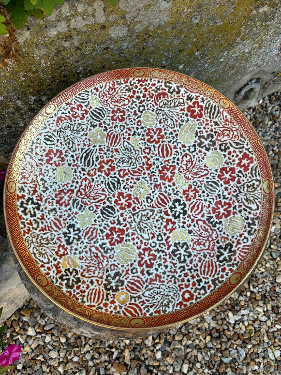 Pair Of Dishes Japan 19th 20th Century Kutani -photo-2