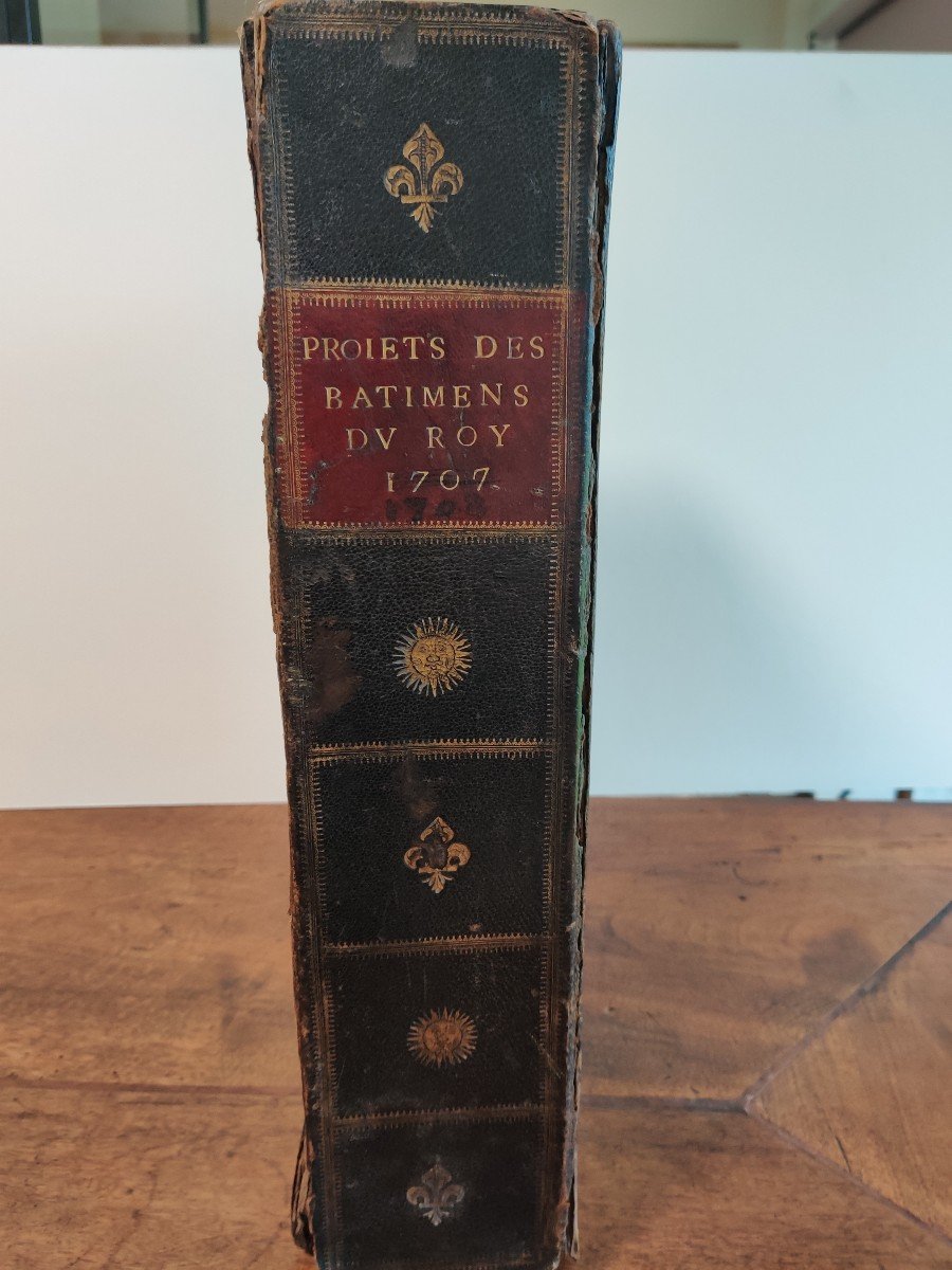 Coffret "projets Des Batiments Du Roy" De 1707-photo-1