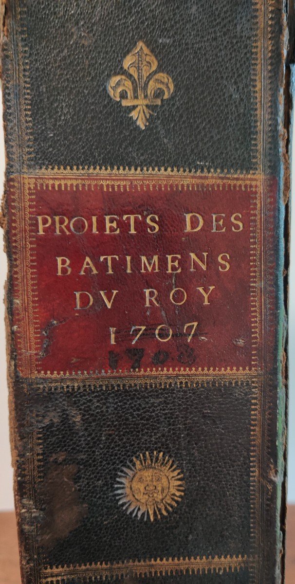 Coffret "projets Des Batiments Du Roy" De 1707