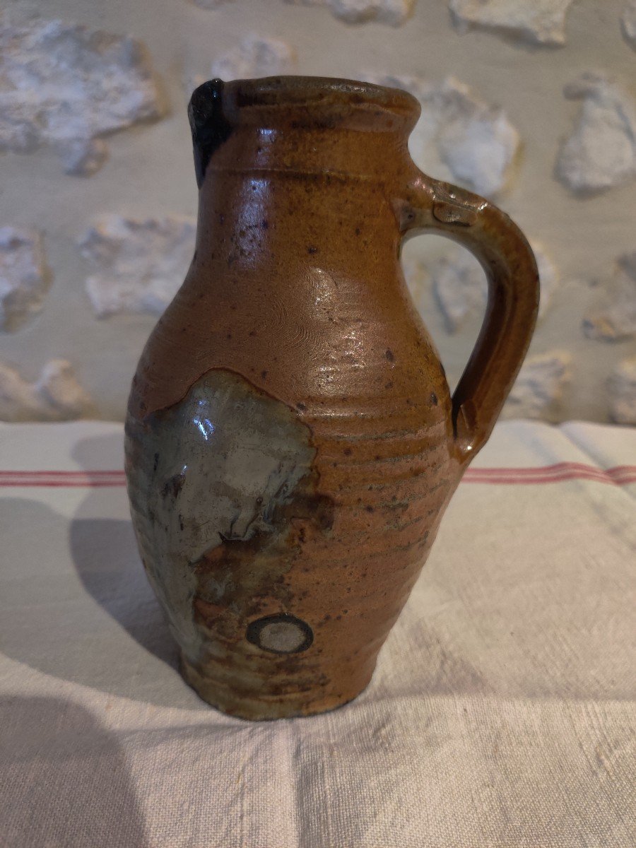 Four Martincamp Stoneware Pitchers, Early 19th Century-photo-4