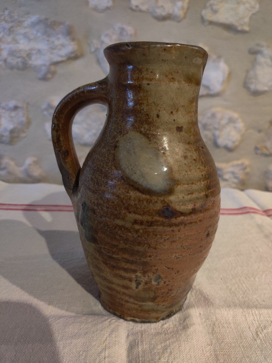 Four Martincamp Stoneware Pitchers, Early 19th Century-photo-5