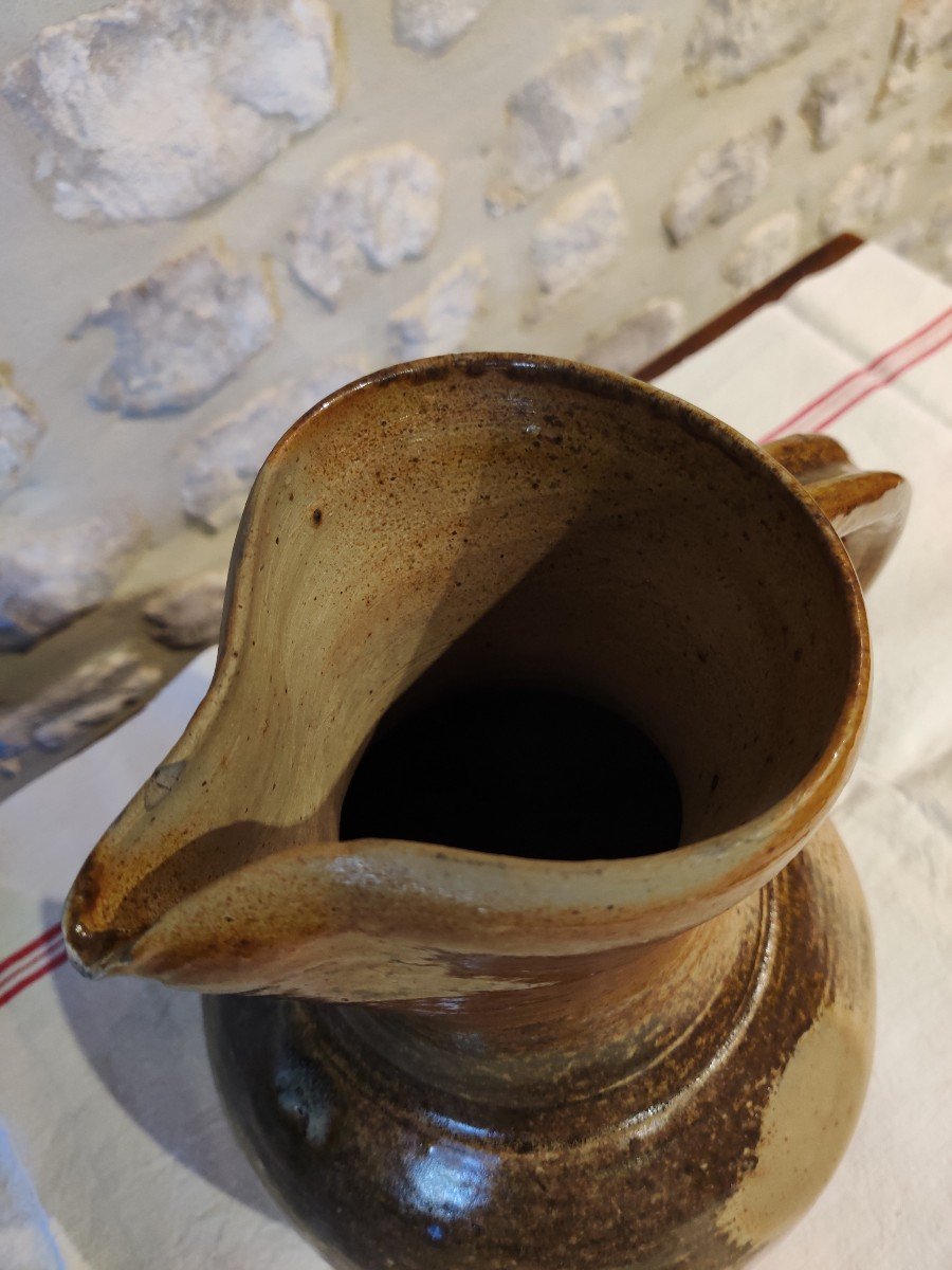 Four Martincamp Stoneware Pitchers, Early 19th Century-photo-7