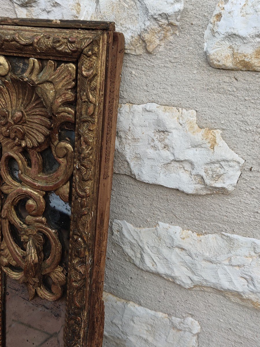 Large Regency Period Mirror With Glazing Beads-photo-4