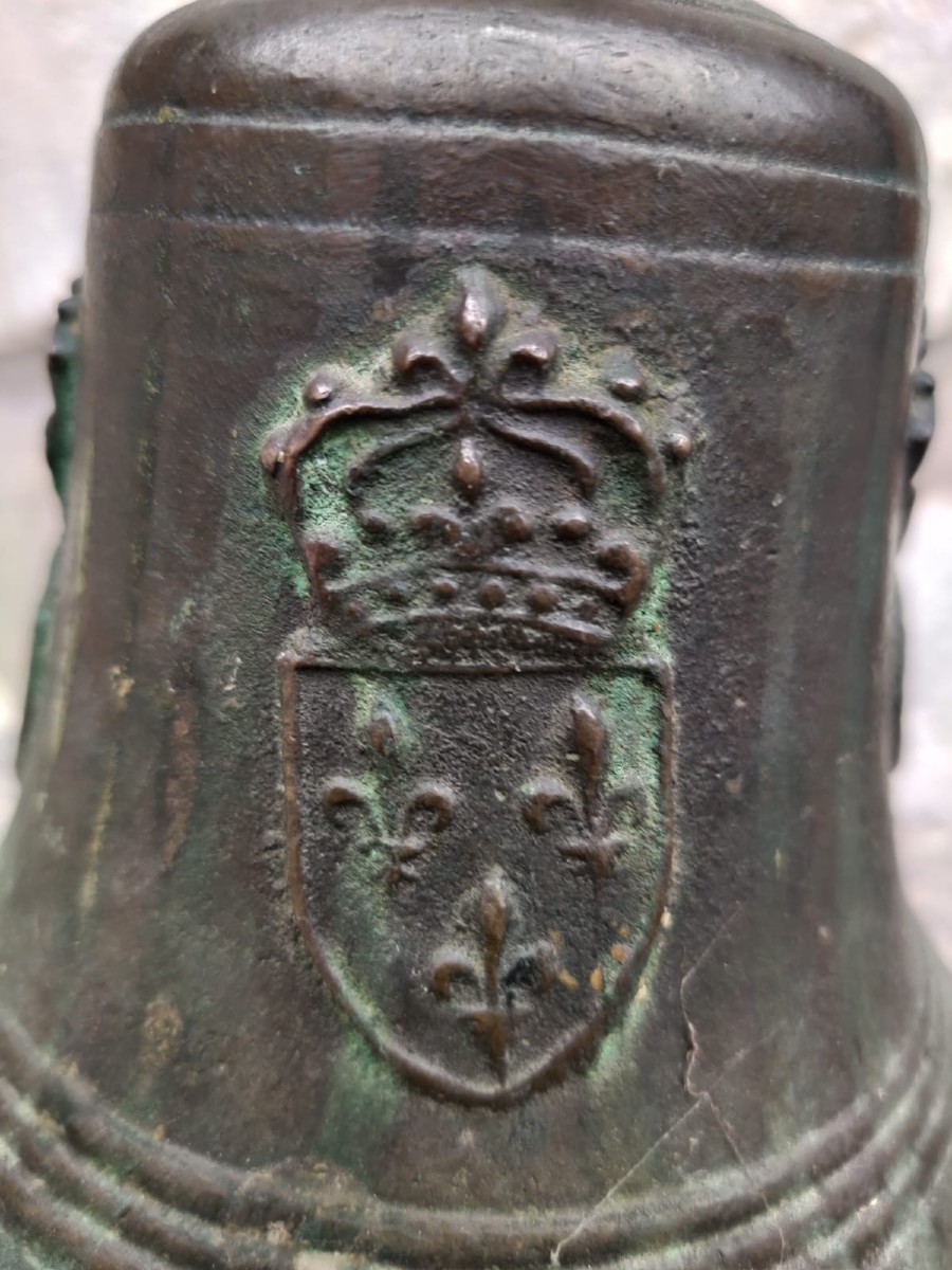 Bronze Bell Rouen By Jacques Buret Early 18th Century-photo-2