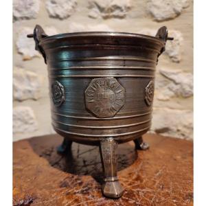 17th Century Bronze Cauldron, East Of France