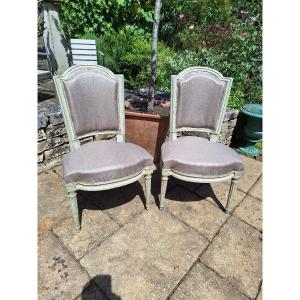 Pair Of Louis XVI Period Chairs