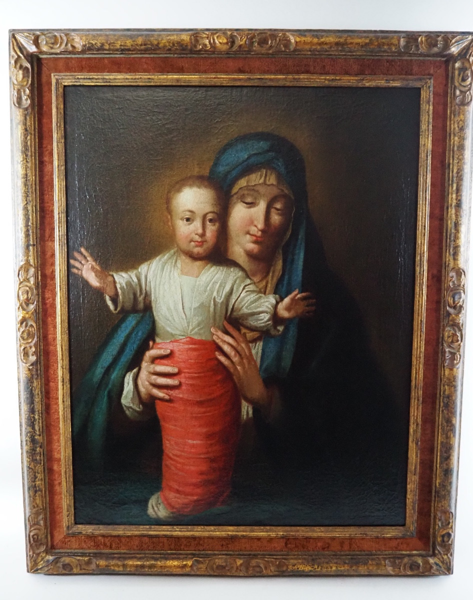 Suiveur de Philippe De Champaigne (1602-1674), Vierge à l'Enfant