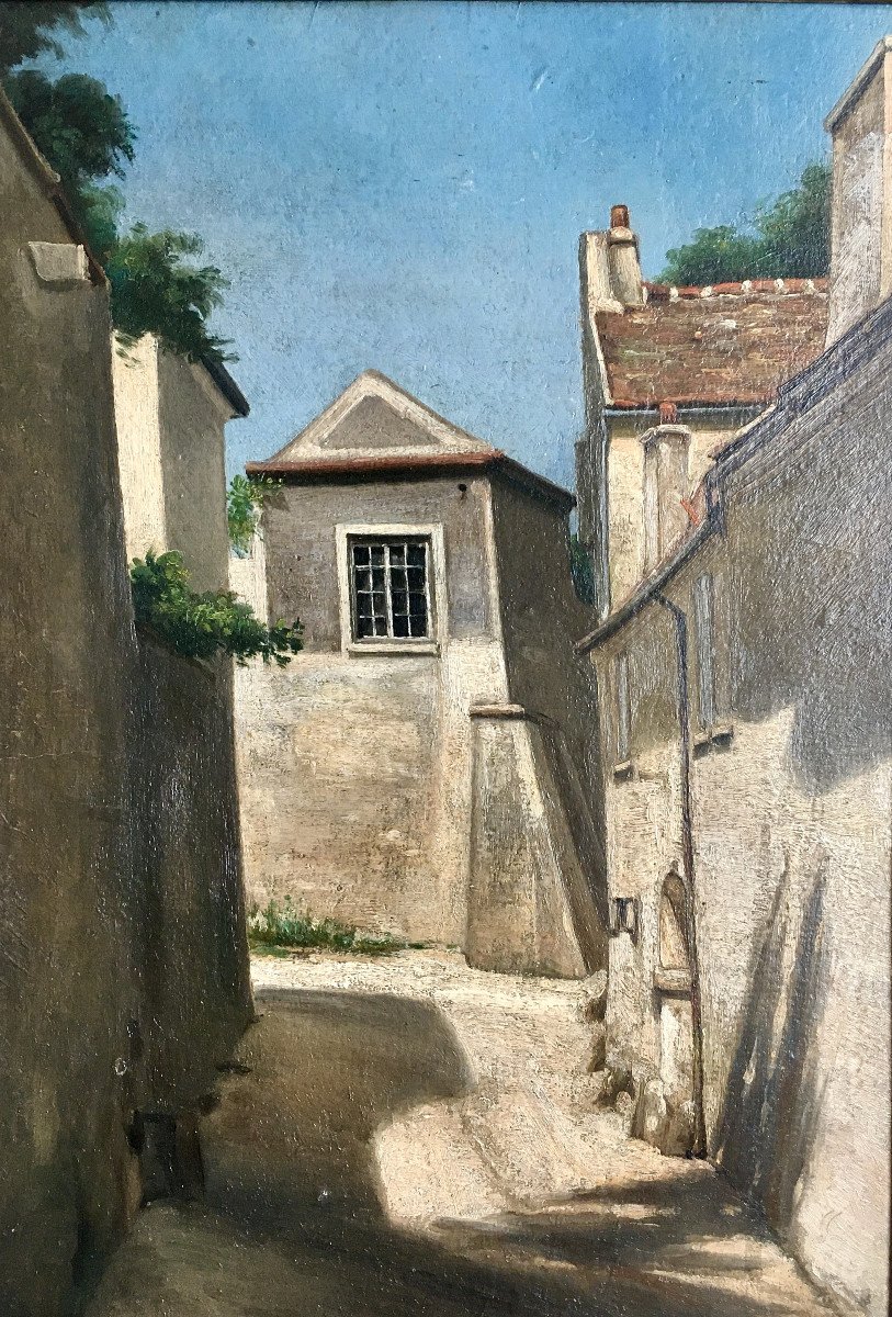 Edouard Lefèvre (1842-1923). “rue St Vincent, Montmartre”. 1866. -photo-2