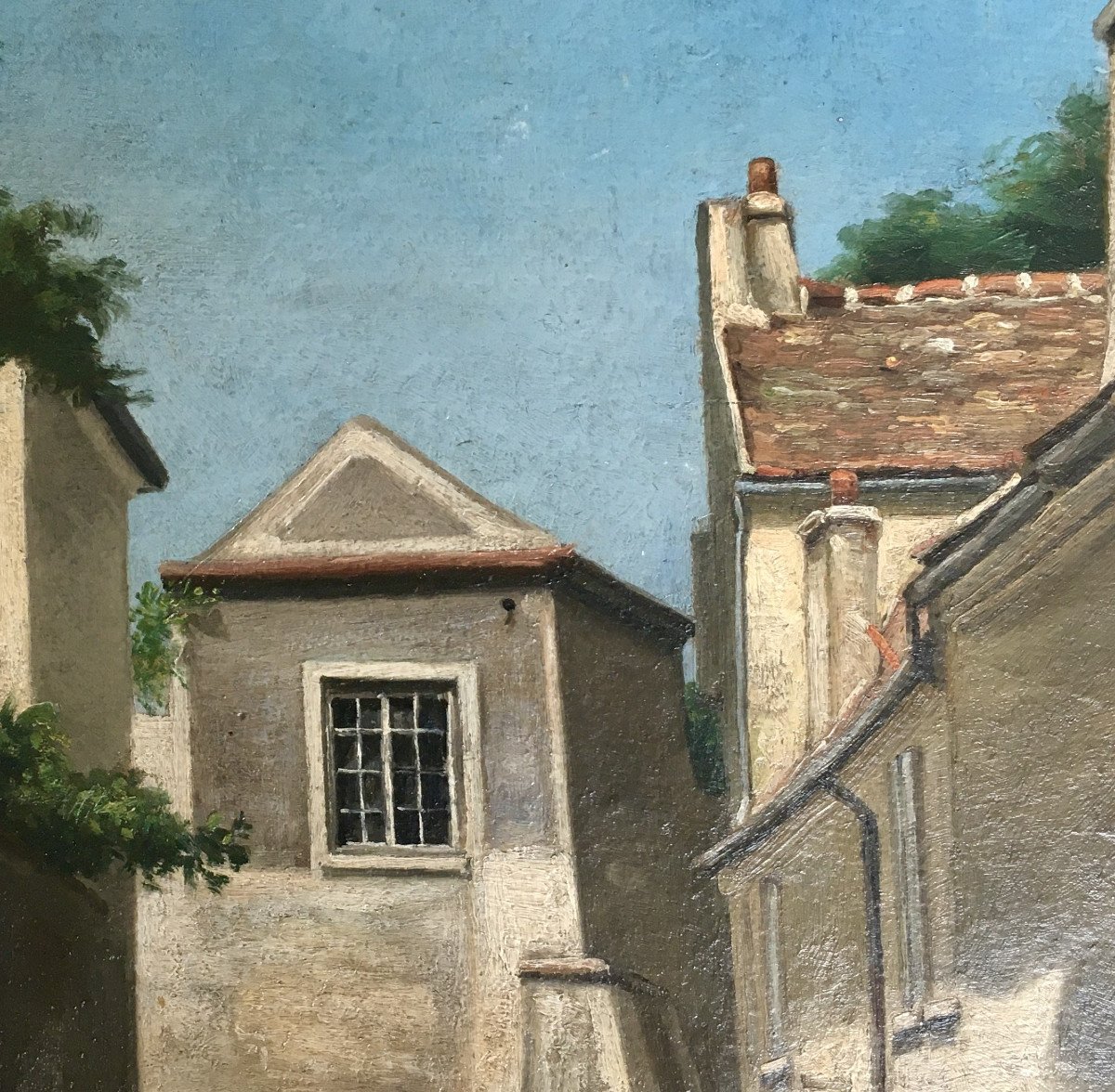 Edouard Lefèvre (1842-1923). “rue St Vincent, Montmartre”. 1866. -photo-3