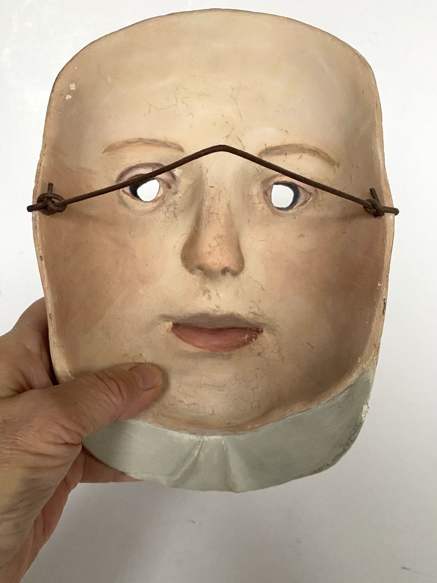 Lotta Hannerz (sweden, 1968). Sculpture. Mask And Counter Mask. 2006. Wood And Papier-mâché.