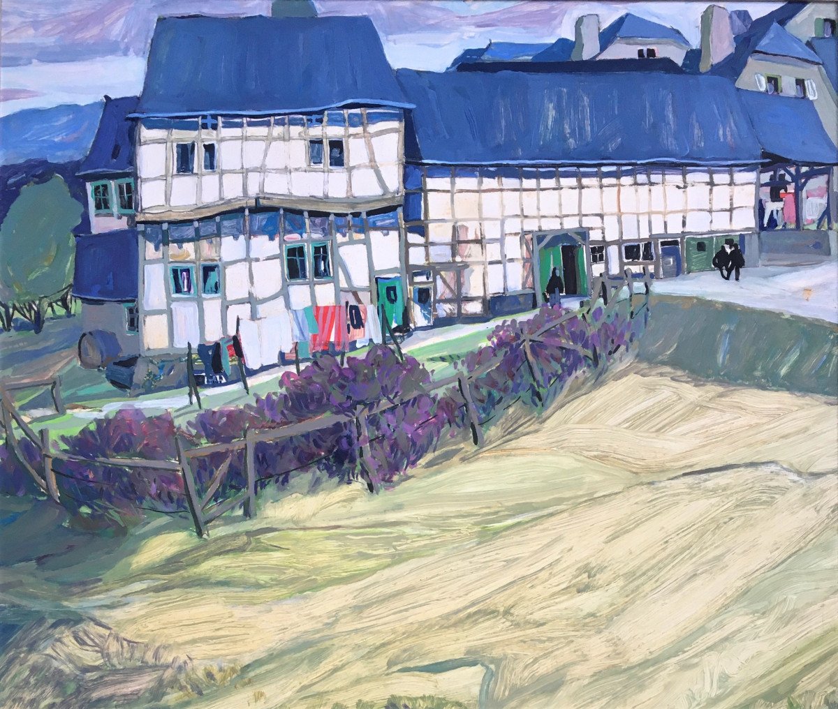 Henry Brunard (1912-1981). " Maisons à Colombages".-photo-2