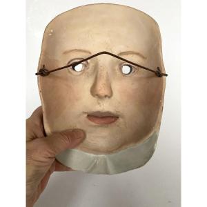 Lotta Hannerz (sweden, 1968). Sculpture. Mask And Counter Mask. 2006. Wood And Papier-mâché.