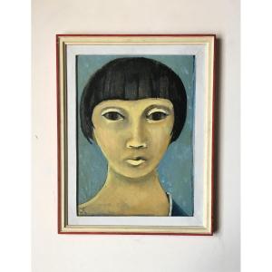Rosmond Meys (1915-?). "head Of A Woman". 1939.