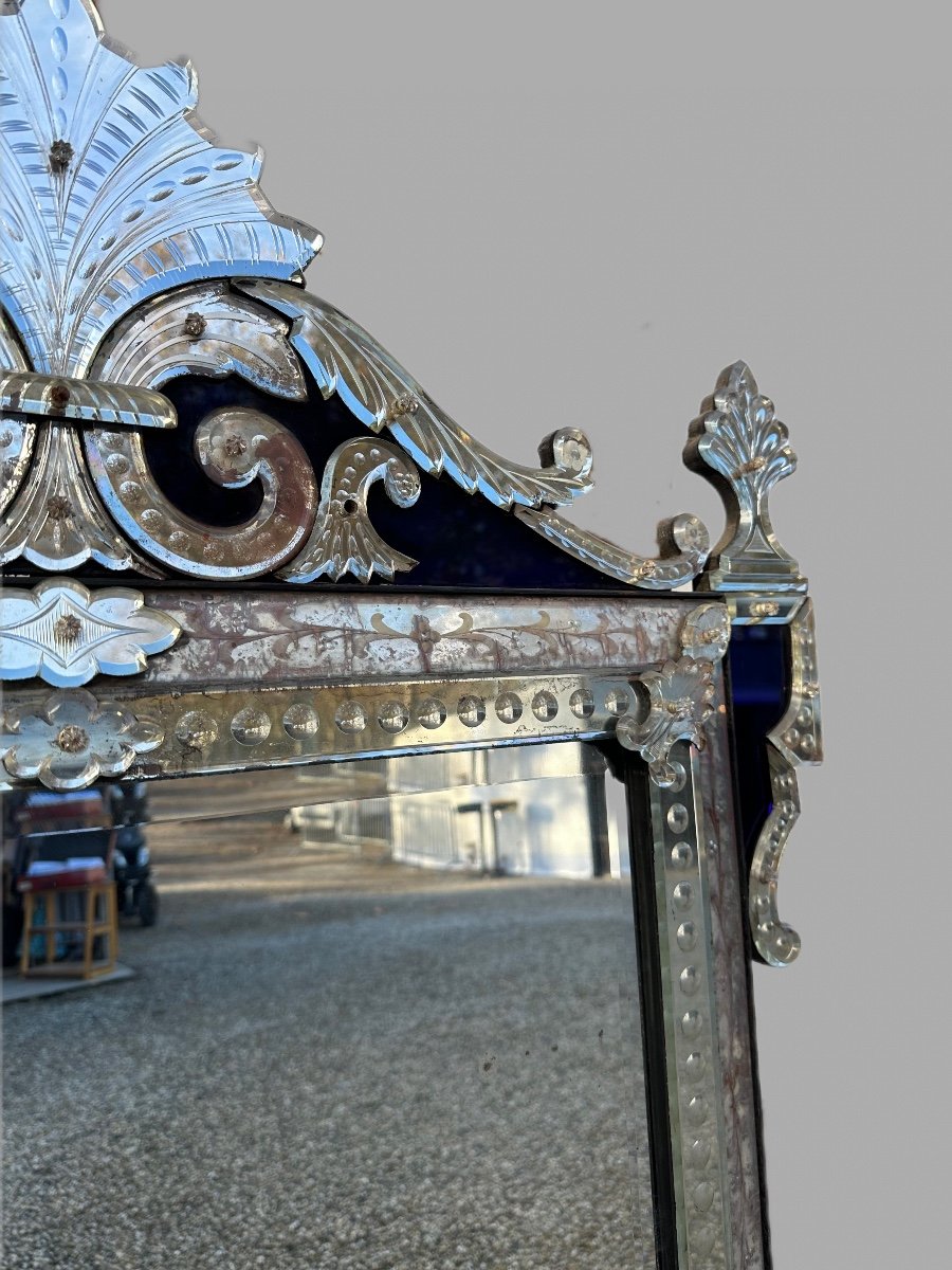 Miroir Vénitien D’époque 19 éme -photo-2