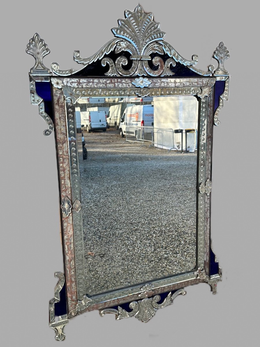 Miroir Vénitien D’époque 19 éme -photo-5