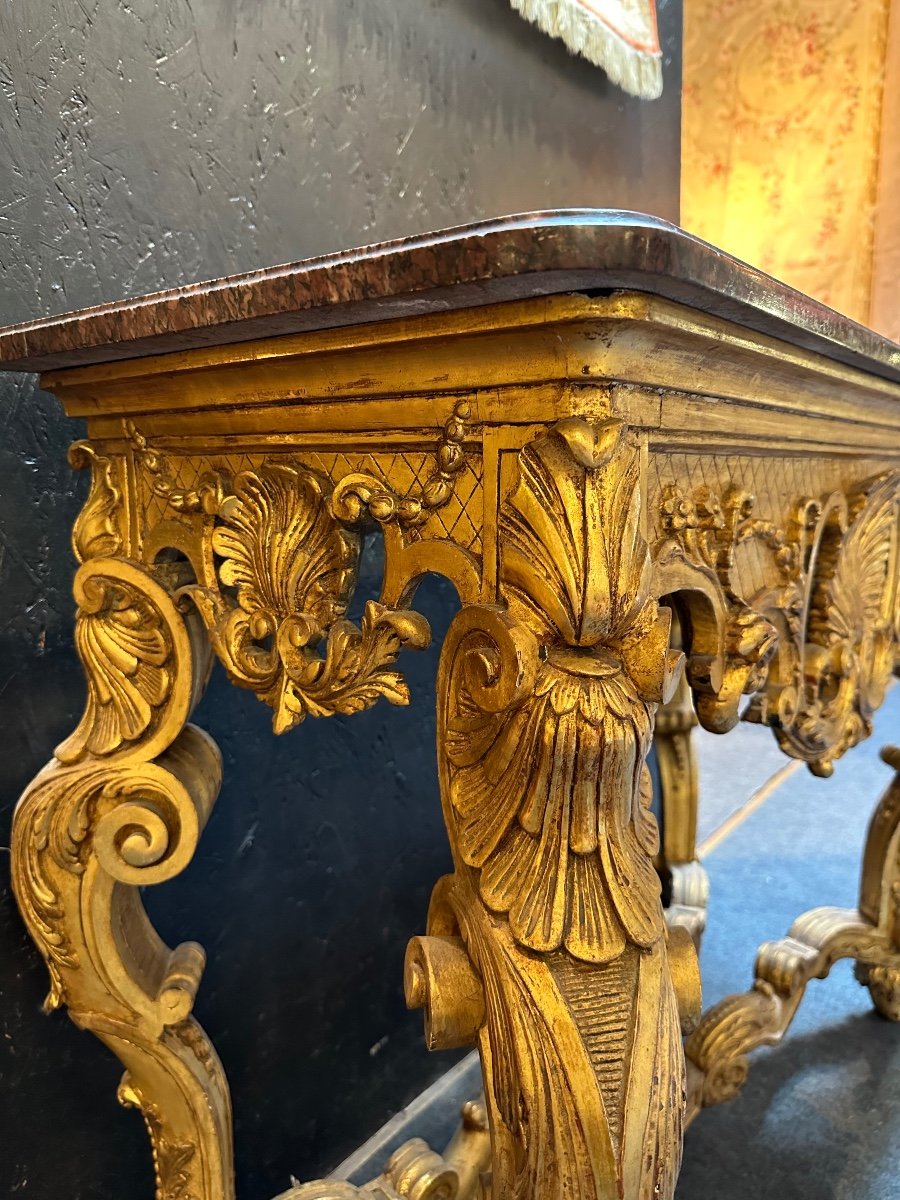 Petite Console De Style Louis XIV-photo-1