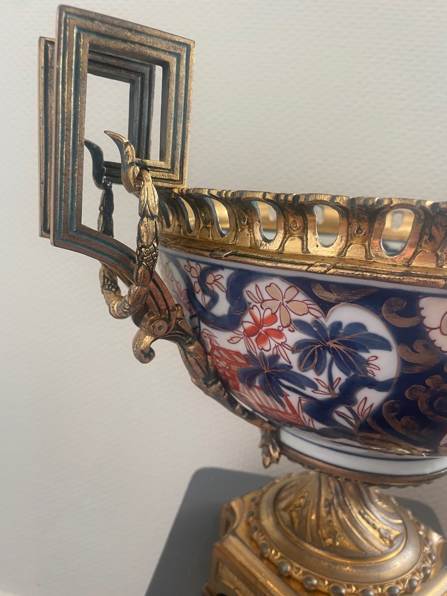 Imari Porcelain Cup, Napoleon III Period (1870)-photo-4