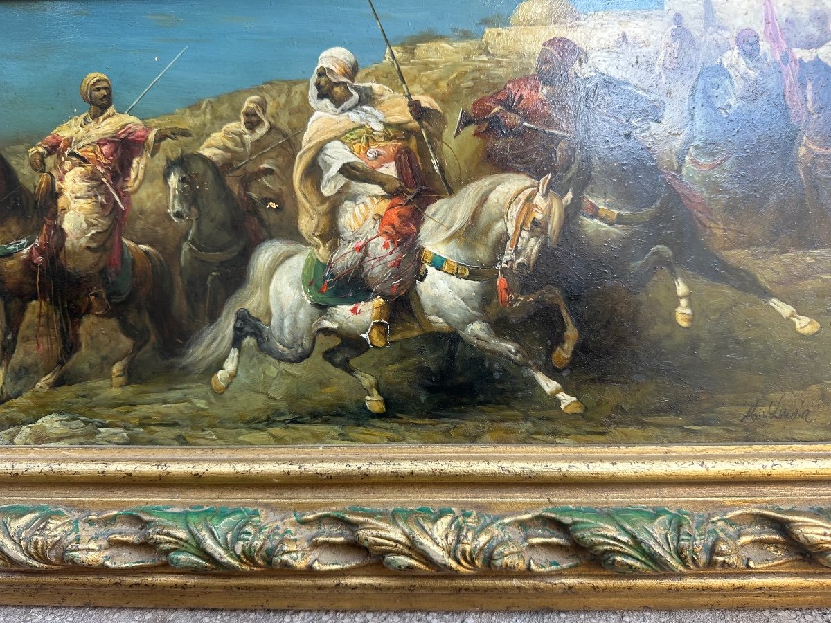 Oil On Orientalist Panels -photo-2