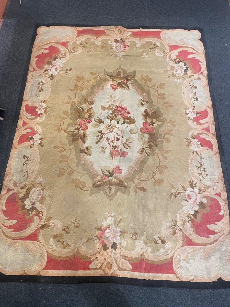 Tapis De La Manufacture D’aubusson époque Napoléon III 