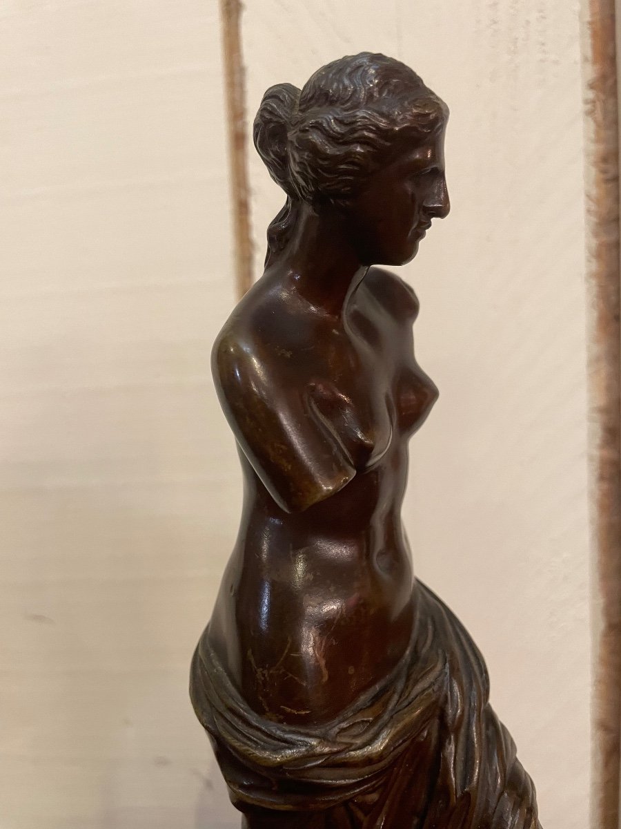 Bronze Representing The Venus De Milo Cast Iron Edition -photo-2