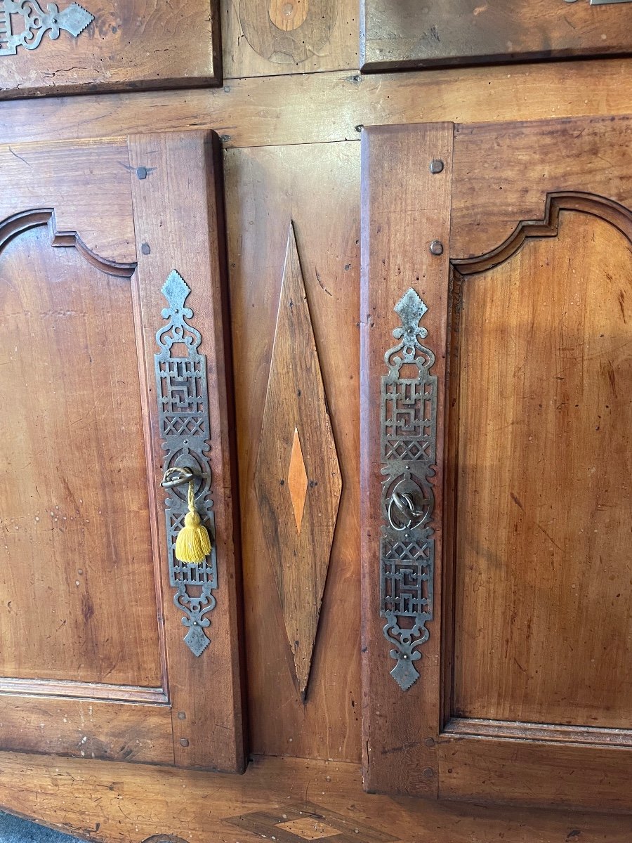 Cherry Wood Dresser From The Early 19th Century -photo-2