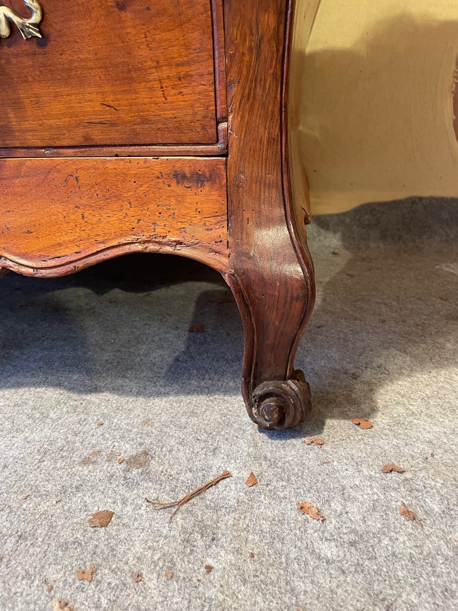 Louis XV Period Walnut Tombs Chest Of Drawers -photo-4