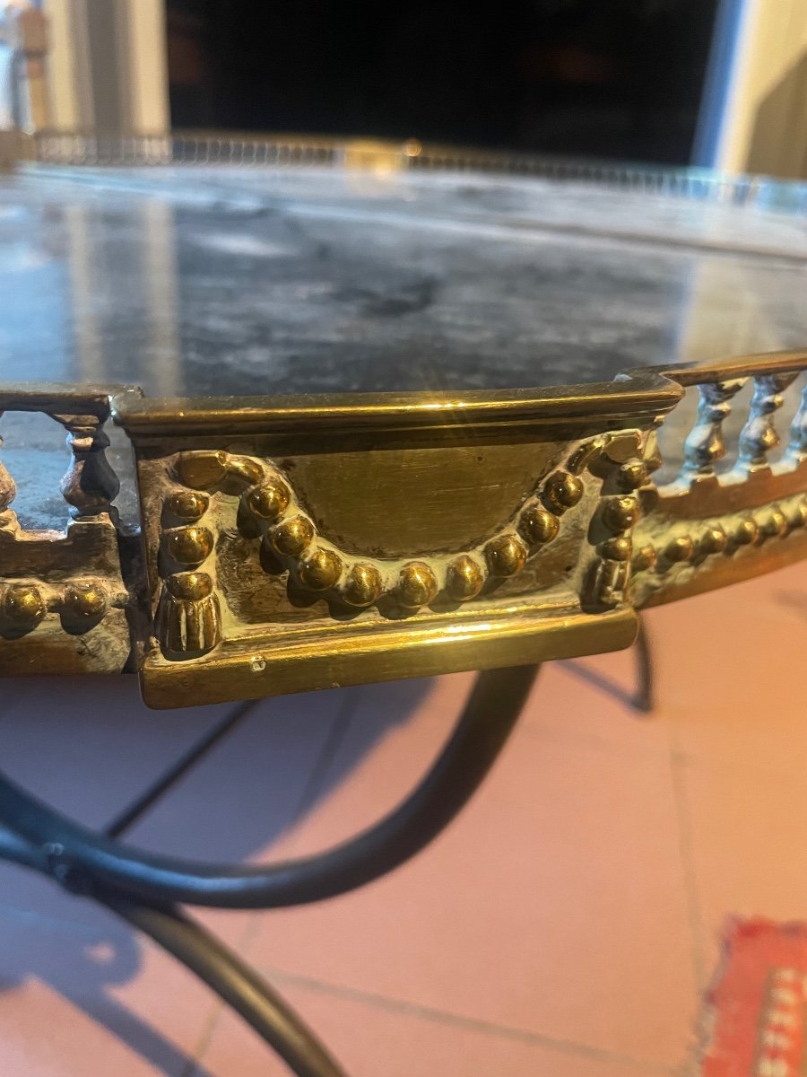 Louis XVI Period Table Centrepiece Transformed Into Coffee Table -photo-4