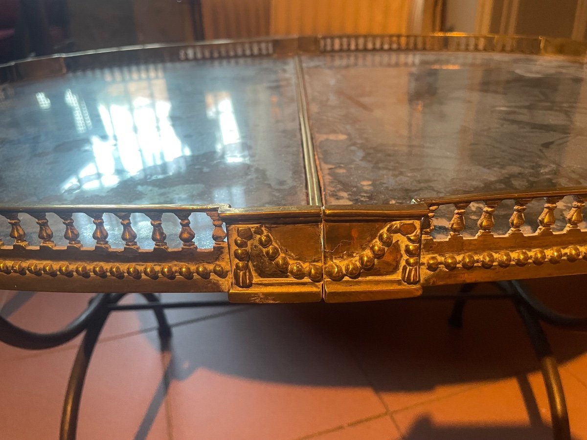 Louis XVI Period Table Centrepiece Transformed Into Coffee Table -photo-6