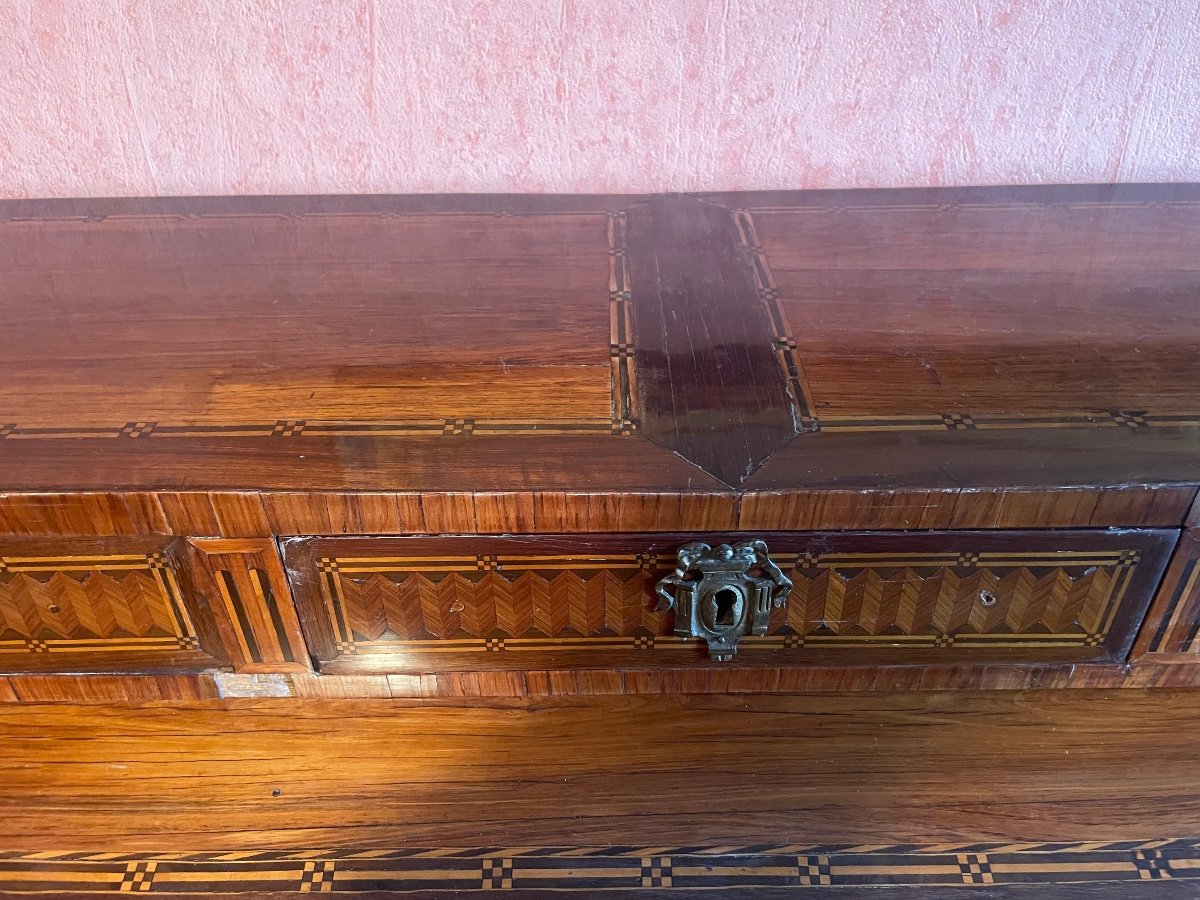 Louis XVI Period Marquetry Cylinder Desk -photo-6