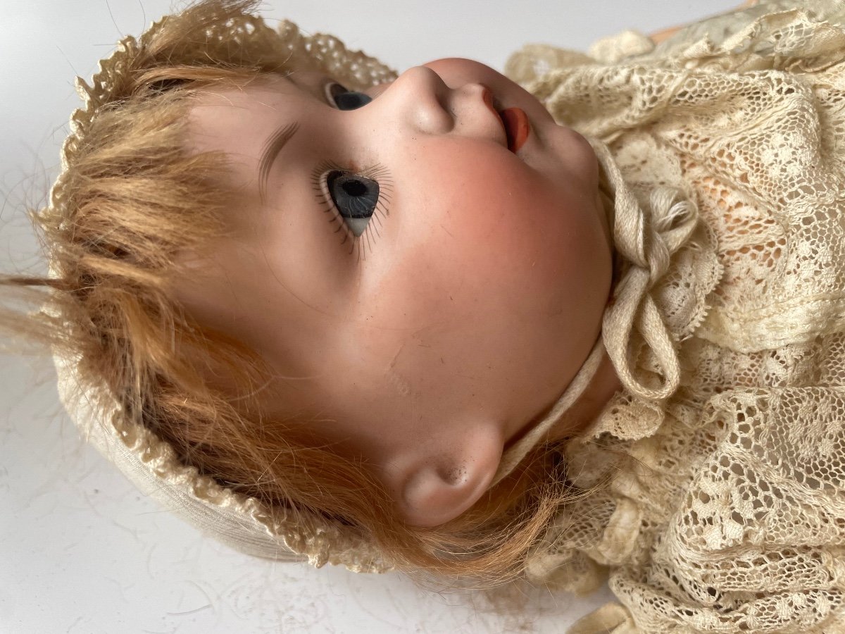 Bébé Caractère En Porcelaine Vers 1880 Germanique -photo-4