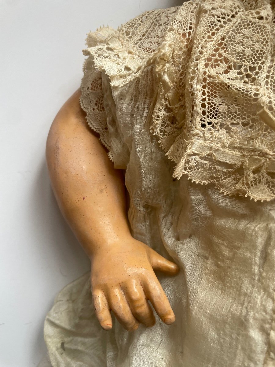 Bébé Caractère En Porcelaine Vers 1880 Germanique -photo-4