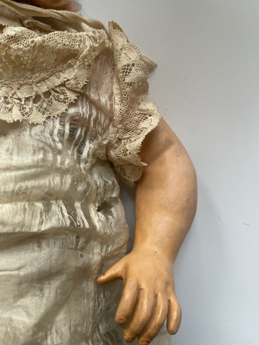 Bébé Caractère En Porcelaine Vers 1880 Germanique -photo-5