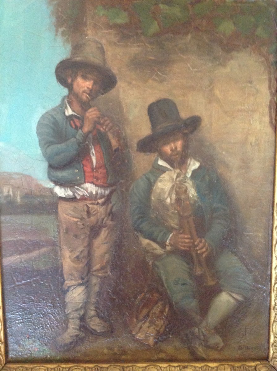 The Smugglers By Dominique Papety Around 1840-photo-1