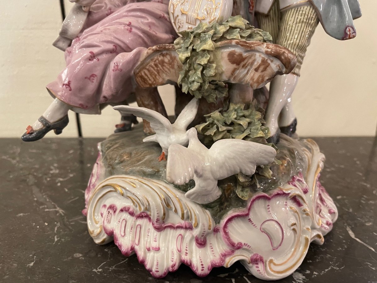 Porcelain From The Manufacture Derby Late 18th-photo-2