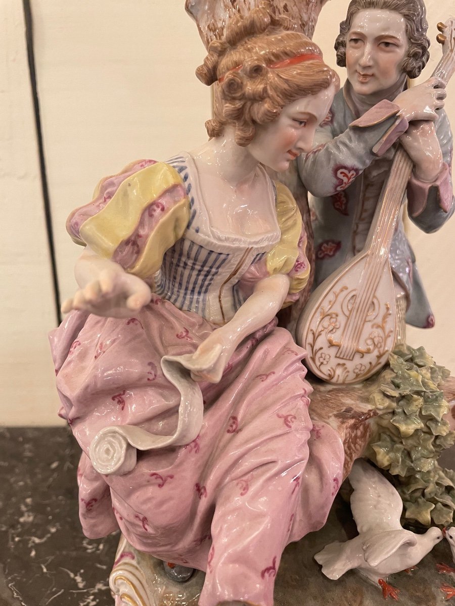 Porcelain From The Manufacture Derby Late 18th-photo-3