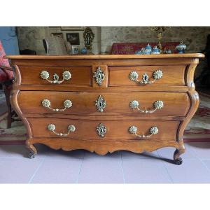 Bordelaise Commode In Cherry Wood From 18th Century 