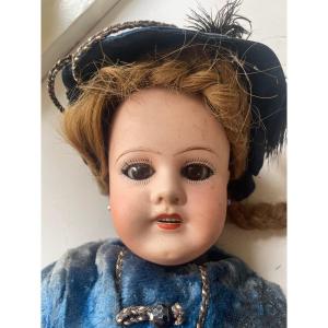 Limoges Porcelain Head Doll Jb 