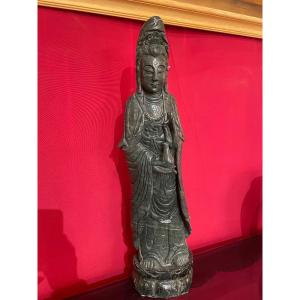 Chinese Sea Green Marble Goddess