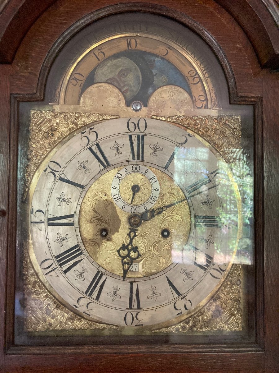 English Comtoise Clock By Samuel Shepley Stockport-photo-2